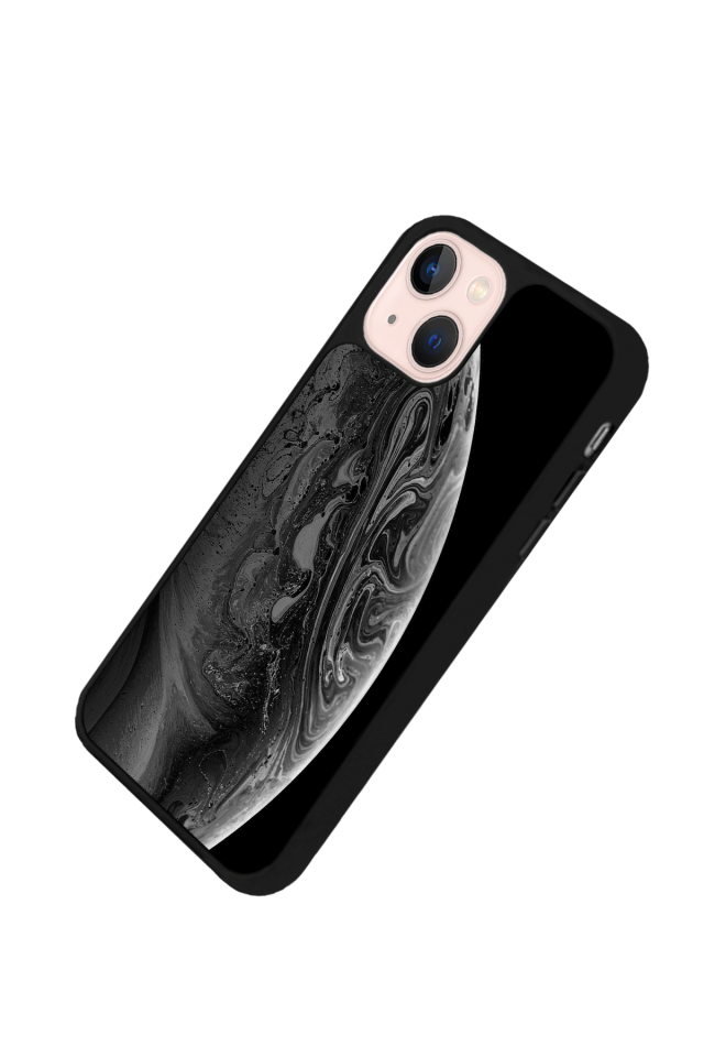 iPhone 13 Mini Uyumlu Ay Tasarımlı Glossy Premium Kılıf