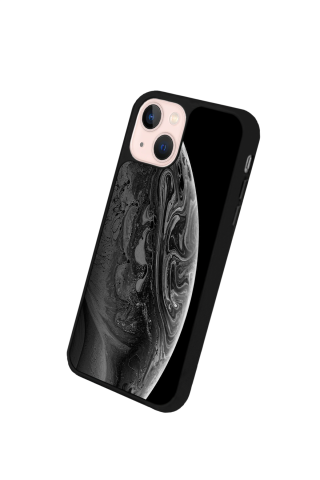 iPhone 13 Mini Uyumlu Ay Tasarımlı Glossy Premium Kılıf