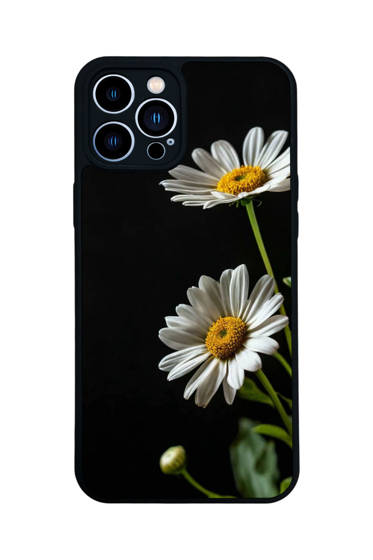 iPhone 13 Pro Max Uyumlu Cicek Tasarımlı Glossy Premium Kılıf