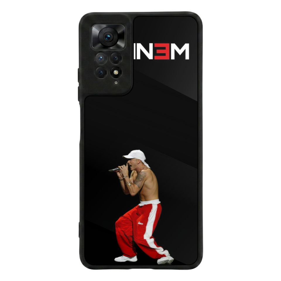 Xiaomi Redmi Note 11 Pro Uyumlu Eminem Tasarımlı Glossy Premium Kılıf