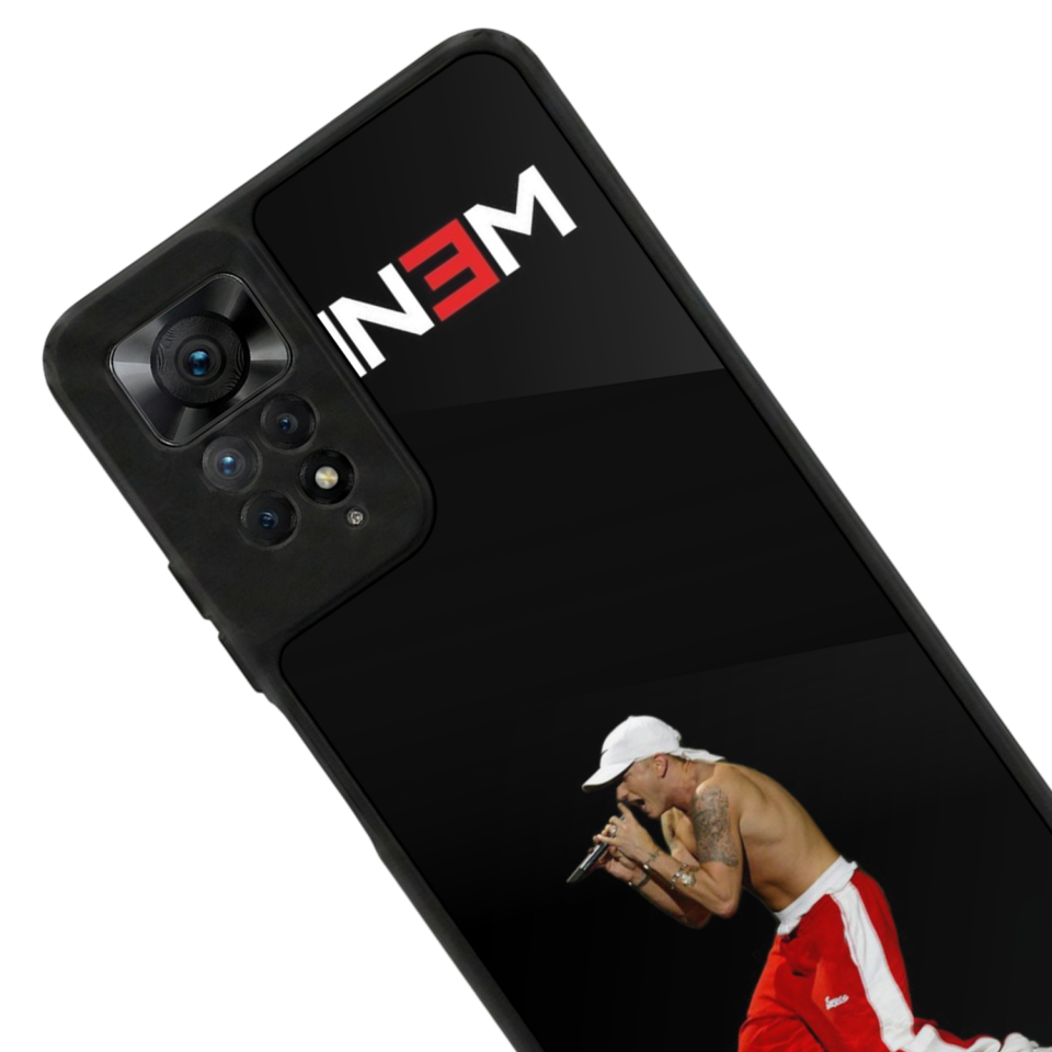 Xiaomi Redmi Note 11 Pro Uyumlu Eminem Tasarımlı Glossy Premium Kılıf