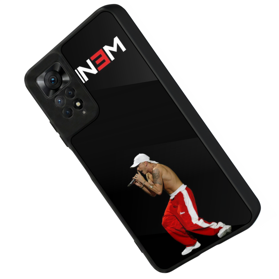 Xiaomi Redmi Note 11 Pro Uyumlu Eminem Tasarımlı Glossy Premium Kılıf