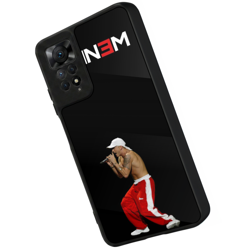 Xiaomi Redmi Note 11 Pro Uyumlu Eminem Tasarımlı Glossy Premium Kılıf