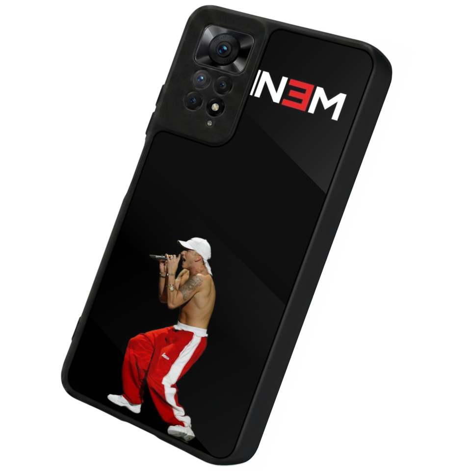 Xiaomi Redmi Note 11 Pro Uyumlu Eminem Tasarımlı Glossy Premium Kılıf
