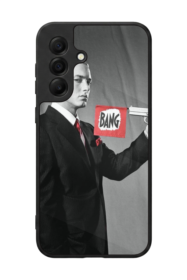 Samsung Galaxy A17 Uyumlu Eminem Tasarımlı Glossy Premium Kılıf