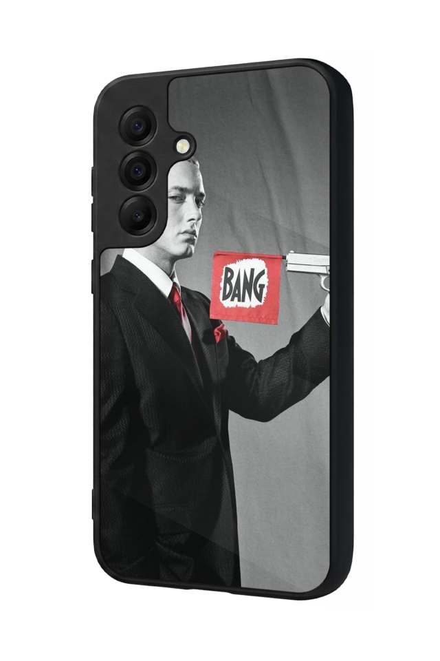 Samsung Galaxy A17 Uyumlu Eminem Tasarımlı Glossy Premium Kılıf