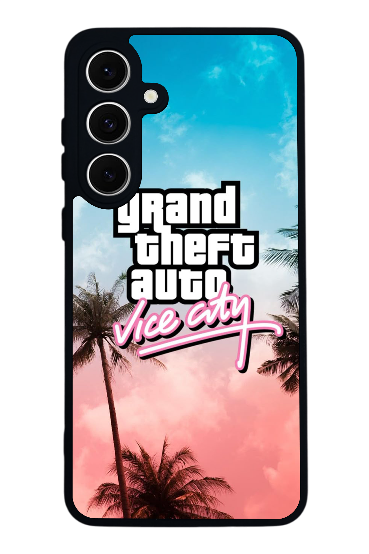 Samsung Galaxy S24 FE Uyumlu GTA Tasarımlı Glossy Premium Kılıf