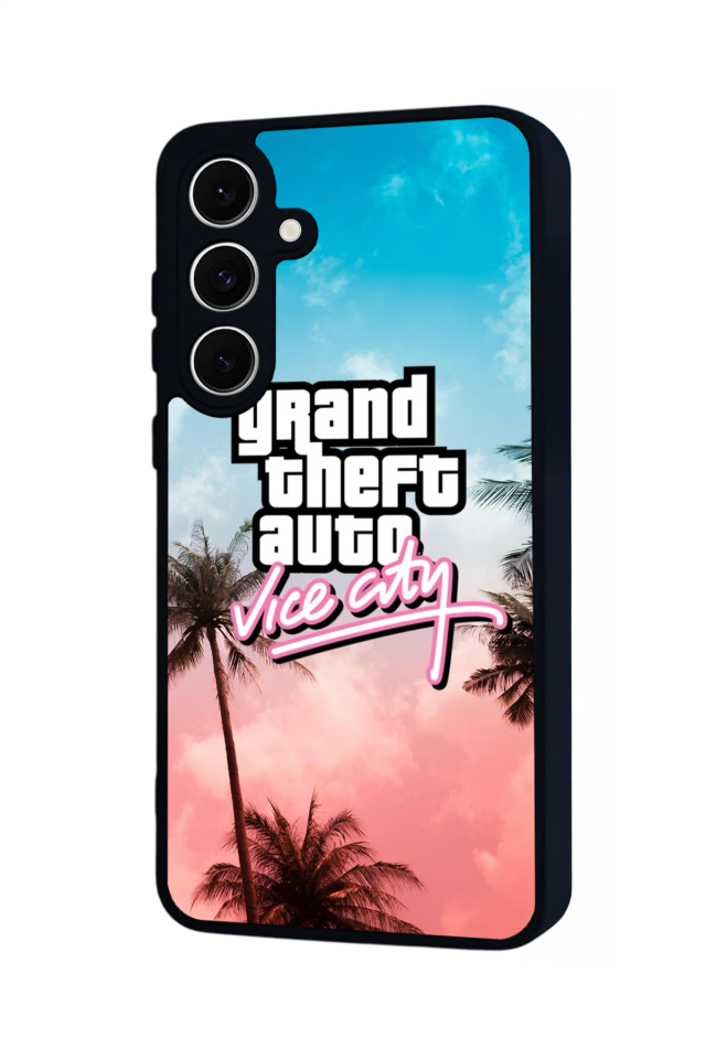 Samsung Galaxy S24 FE Uyumlu GTA Tasarımlı Glossy Premium Kılıf