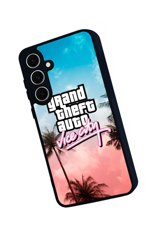 Samsung Galaxy S24 FE Uyumlu GTA Tasarımlı Glossy Premium Kılıf