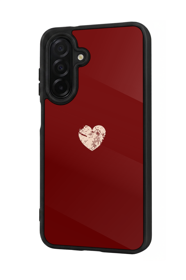 Samsung Galaxy A36 Uyumlu Kalp Love Tasarımlı Glossy Premium Kılıf