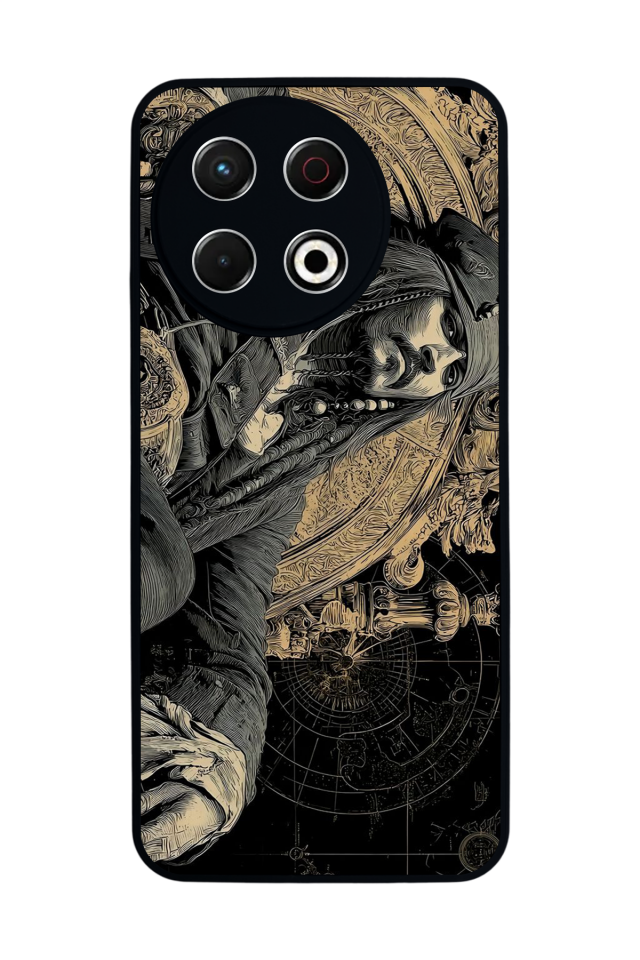 Tecno Spark 30 Pro Uyumlu Korsan Tasarımlı Glossy Premium Kılıf