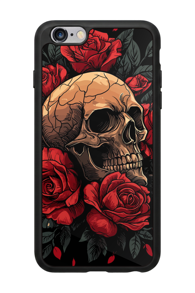 iPhone 6 Plus Uyumlu KuruKafa Tasarımlı Glossy Premium Kılıf