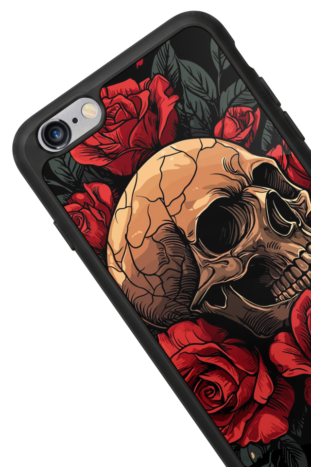 iPhone 6 Plus Uyumlu KuruKafa Tasarımlı Glossy Premium Kılıf