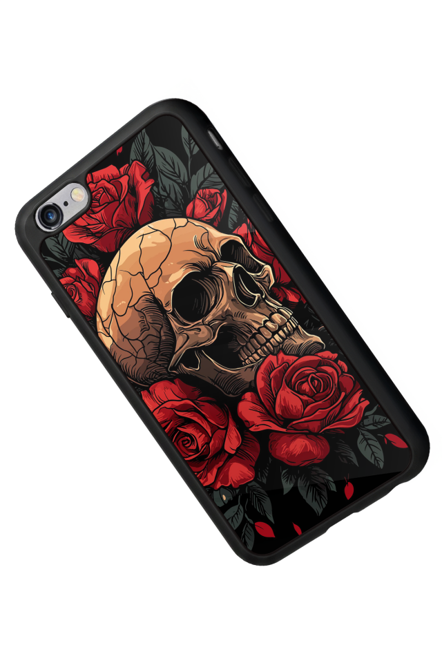 iPhone 6 Plus Uyumlu KuruKafa Tasarımlı Glossy Premium Kılıf