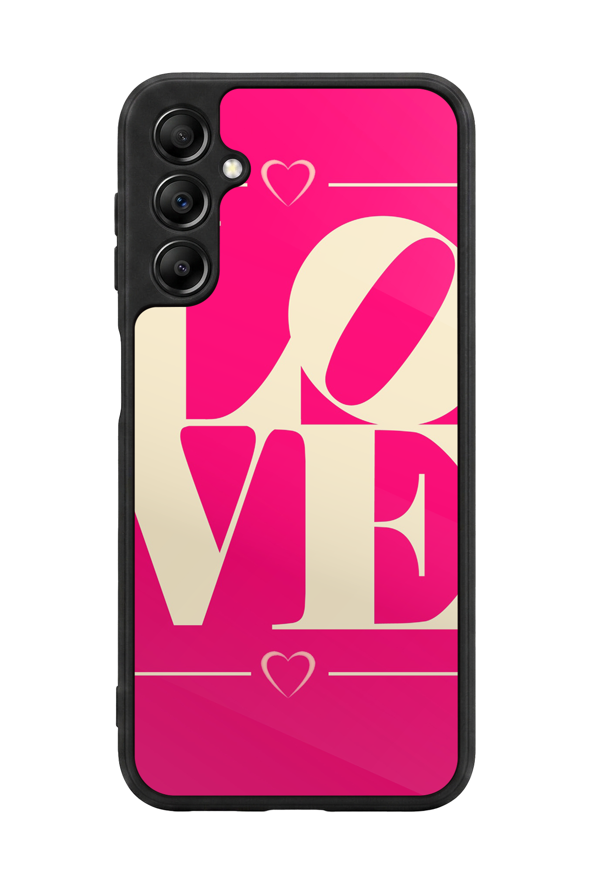 Samsung Galaxy A14 Uyumlu Love Tasarımlı Glossy Premium Kılıf