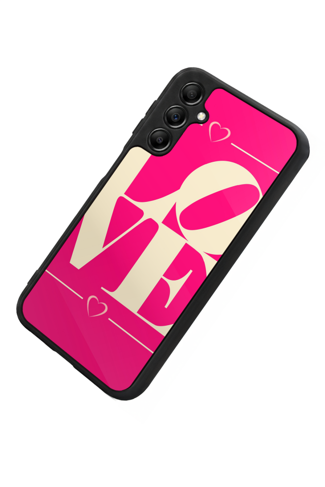 Samsung Galaxy A14 Uyumlu Love Tasarımlı Glossy Premium Kılıf