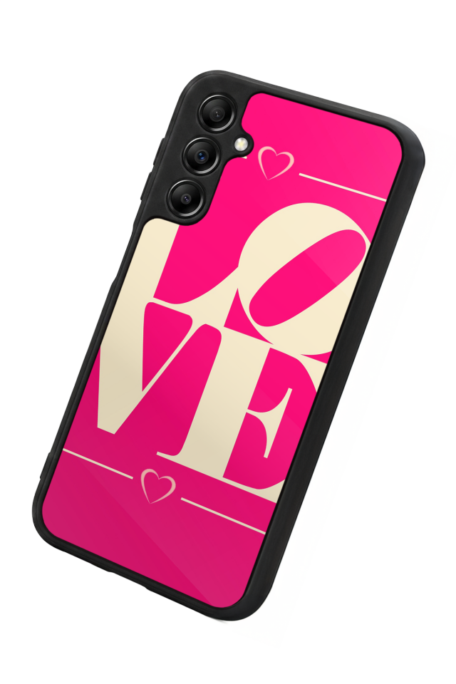 Samsung Galaxy A14 Uyumlu Love Tasarımlı Glossy Premium Kılıf