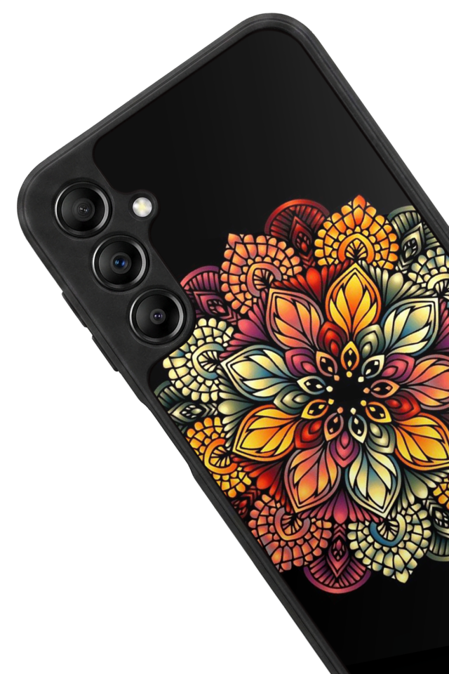 Samsung Galaxy A14 Uyumlu Mandala Tasarımlı Glossy Premium Kılıf