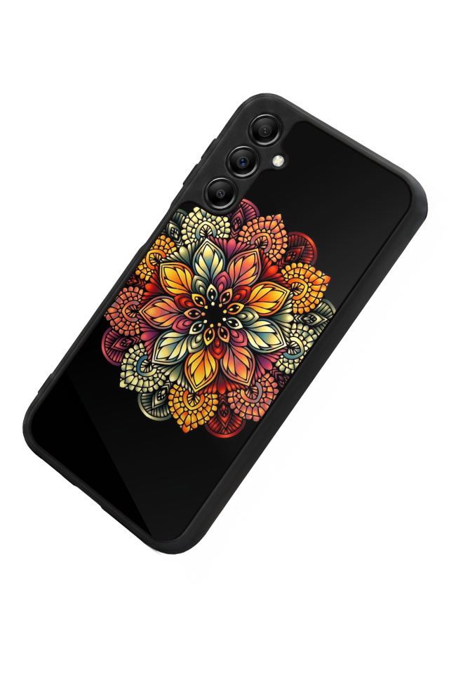 Samsung Galaxy A14 Uyumlu Mandala Tasarımlı Glossy Premium Kılıf