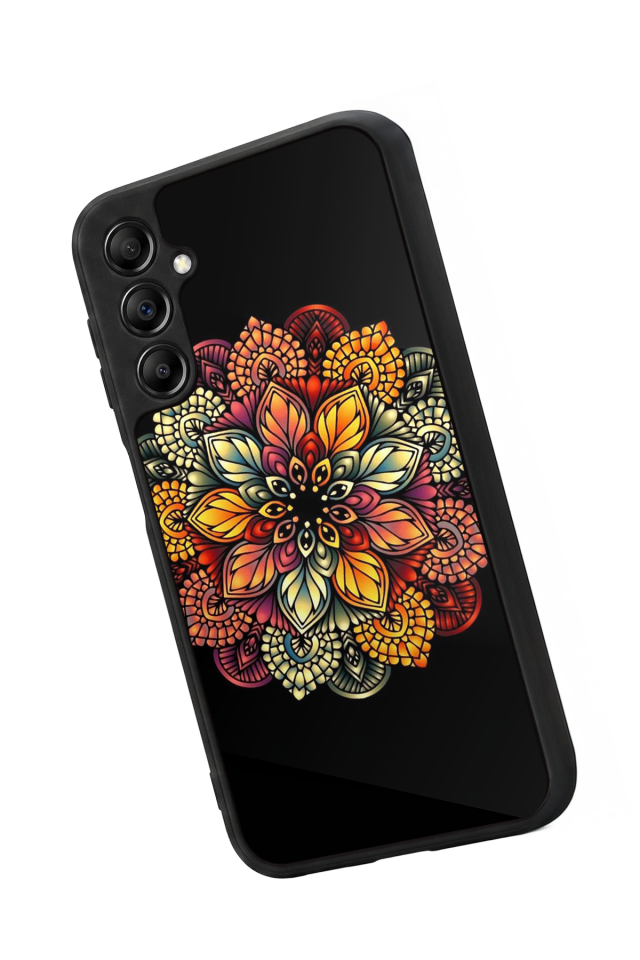 Samsung Galaxy A14 Uyumlu Mandala Tasarımlı Glossy Premium Kılıf