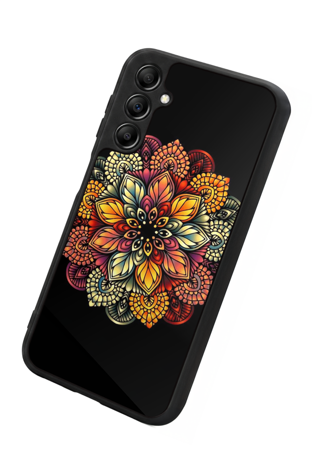 Samsung Galaxy A14 Uyumlu Mandala Tasarımlı Glossy Premium Kılıf