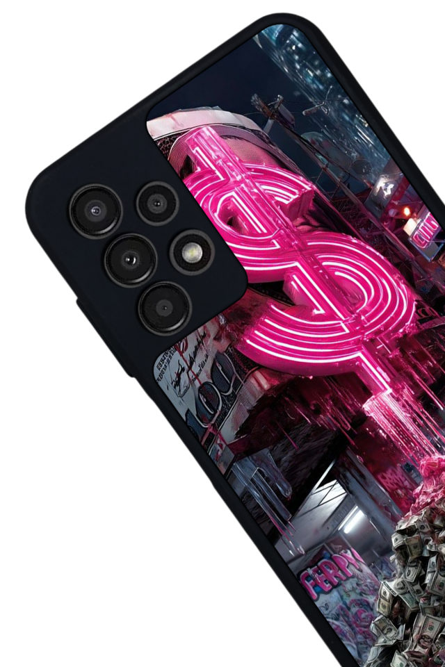 Samsung Galaxy A23 Uyumlu Para Tasarımlı Glossy Premium Kılıf