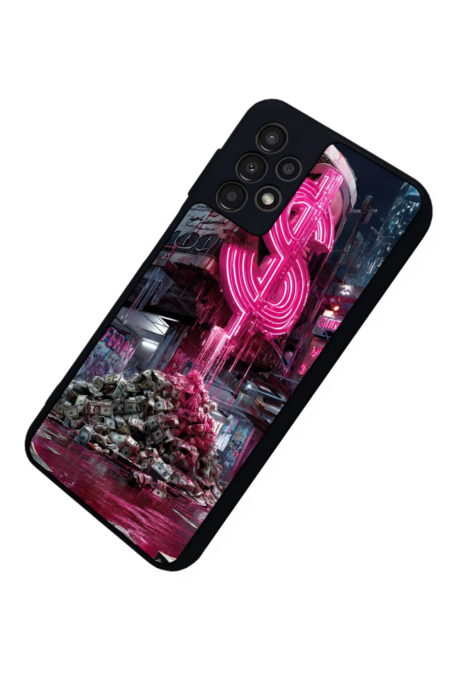 Samsung Galaxy A23 Uyumlu Para Tasarımlı Glossy Premium Kılıf