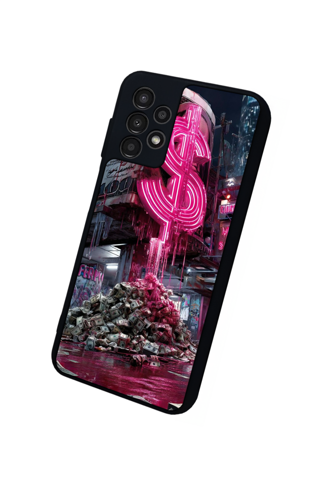 Samsung Galaxy A23 Uyumlu Para Tasarımlı Glossy Premium Kılıf