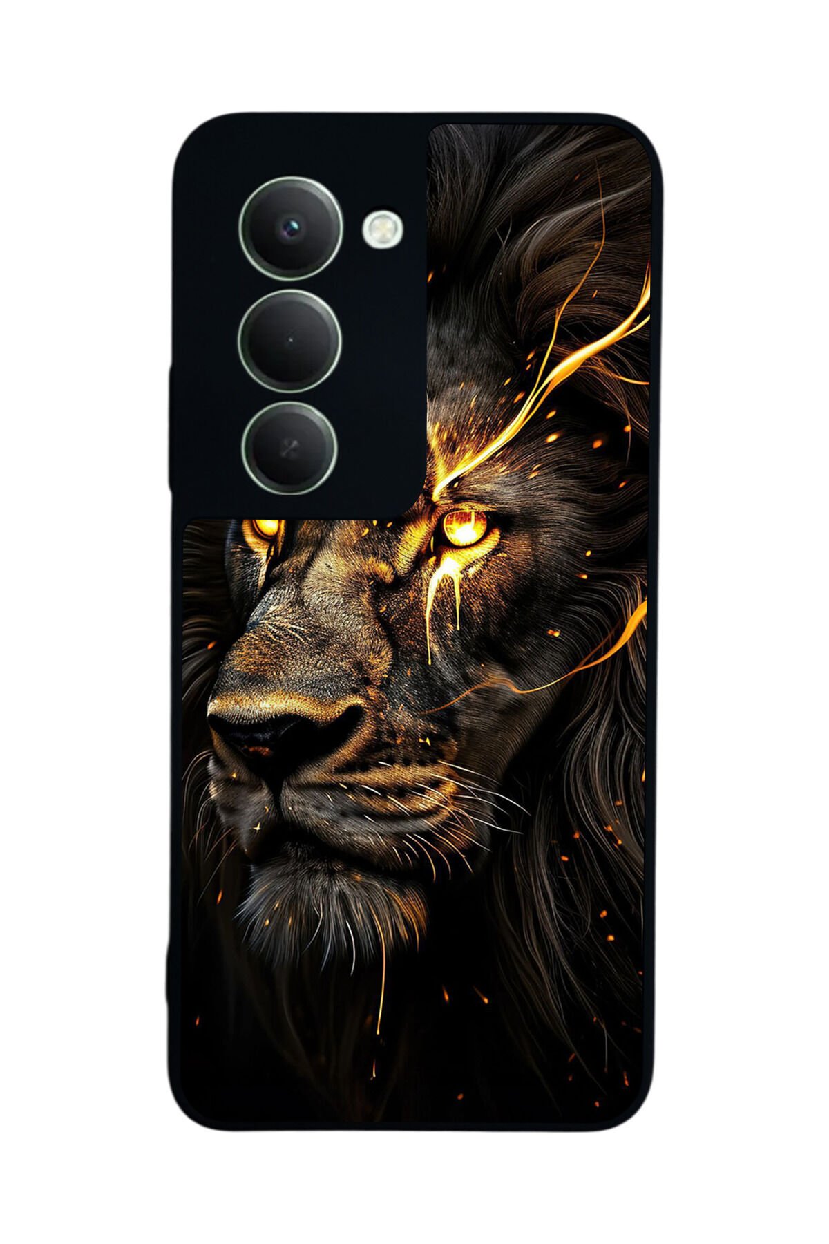 Xiaomi Redmi 15 5G Uyumlu Aslan Tasarımlı Glossy Premium Kılıf