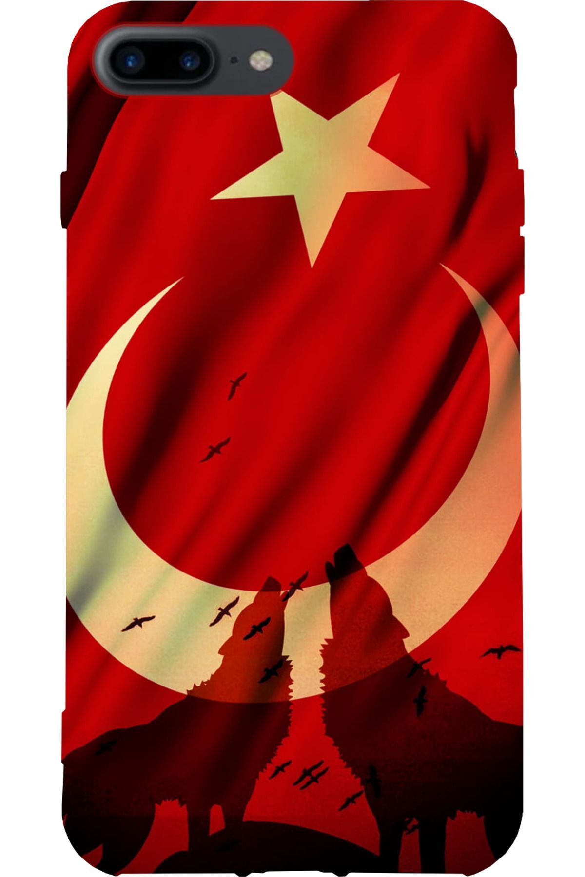 Apple iPhone 7 Plus Siyah Silikon Kılıf Çiziklere ve Darbelere Karşı Koruma