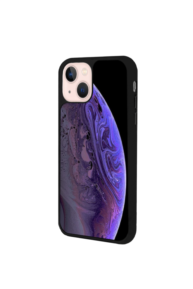 iPhone 13 Mini Uyumlu Ay Tasarımlı Glossy Premium Kılıf