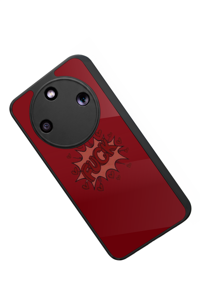 Honor Magic 8 Lite Uyumlu Kalp Love Tasarımlı Glossy Premium Kılıf