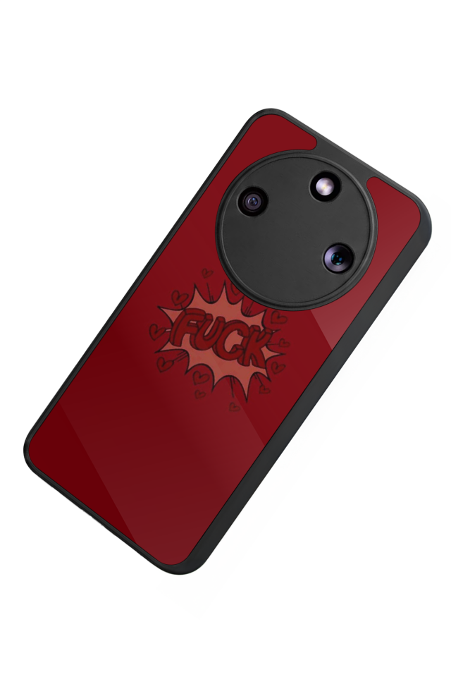 Honor Magic 8 Lite Uyumlu Kalp Love Tasarımlı Glossy Premium Kılıf