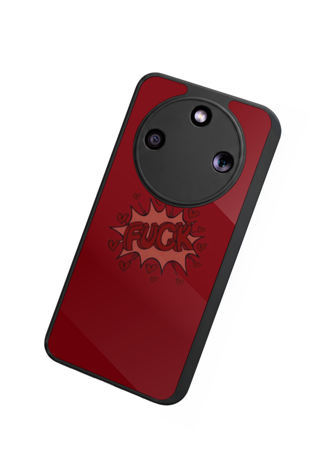 Honor Magic 8 Lite Uyumlu Kalp Love Tasarımlı Glossy Premium Kılıf