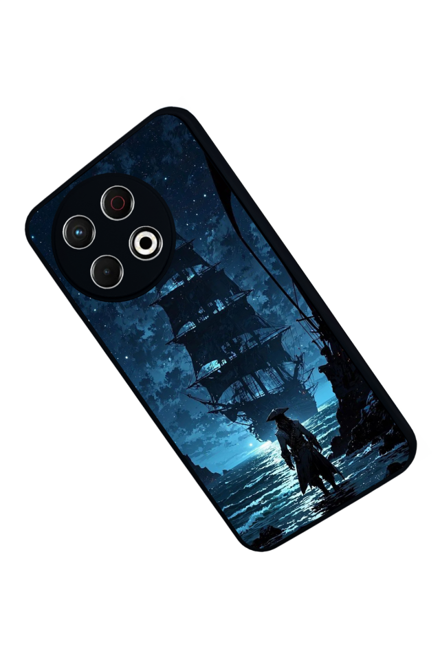 Tecno Spark 30 Pro Uyumlu Korsan Tasarımlı Glossy Premium Kılıf