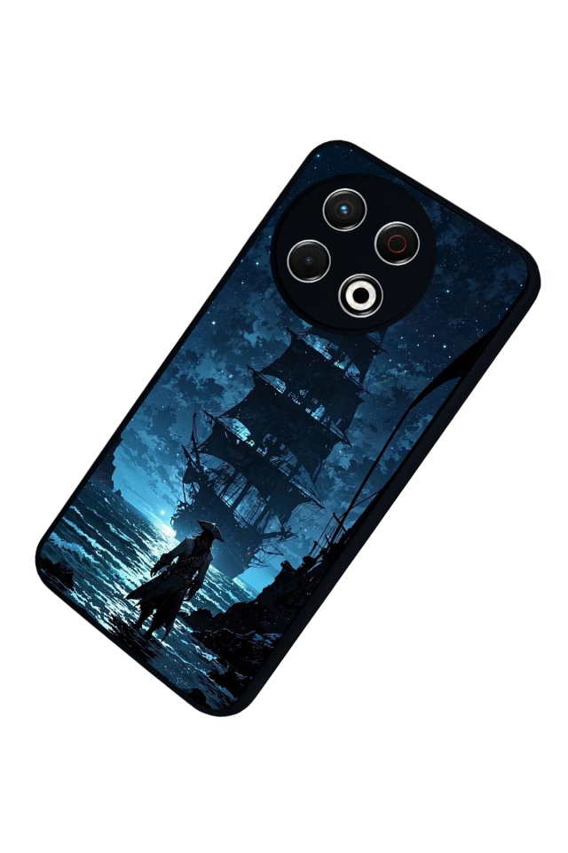 Tecno Spark 30 Pro Uyumlu Korsan Tasarımlı Glossy Premium Kılıf