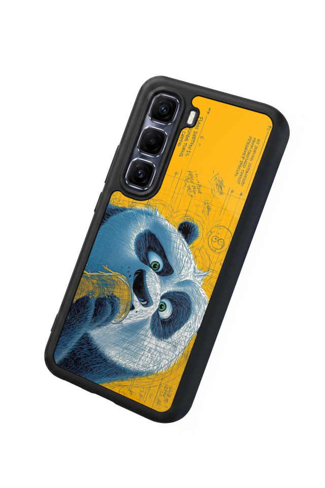 Infinix Hot 60 Pro Plus Uyumlu Kung Fu Panda Tasarımlı Glossy Premium Kılıf
