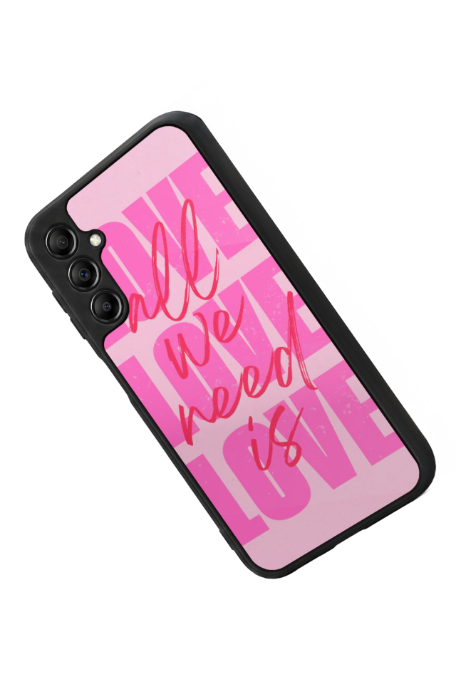 Samsung Galaxy A14 Uyumlu Love Tasarımlı Glossy Premium Kılıf