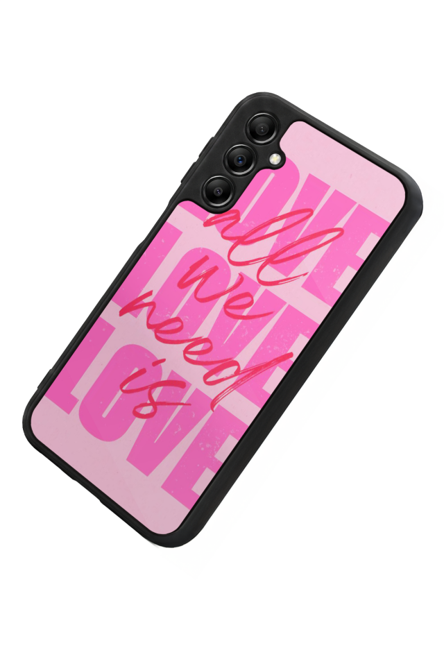 Samsung Galaxy A14 Uyumlu Love Tasarımlı Glossy Premium Kılıf