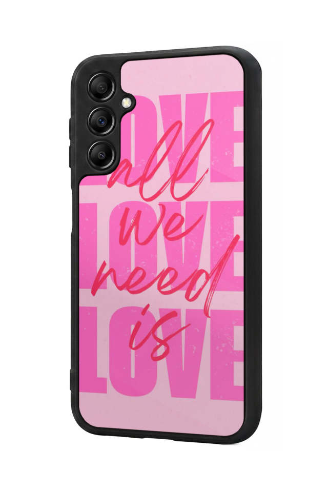 Samsung Galaxy A14 Uyumlu Love Tasarımlı Glossy Premium Kılıf