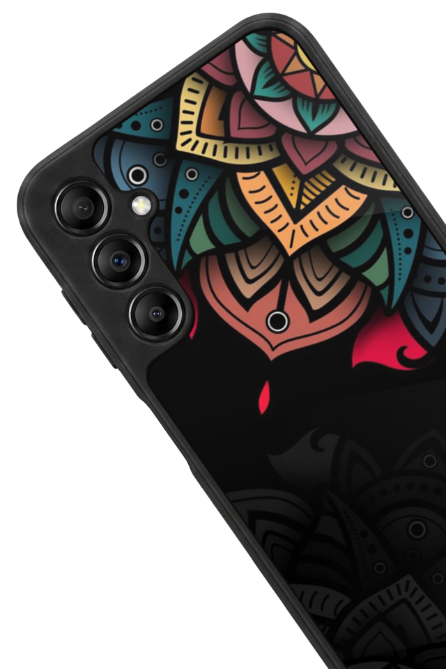 Samsung Galaxy A14 Uyumlu Mandala Tasarımlı Glossy Premium Kılıf