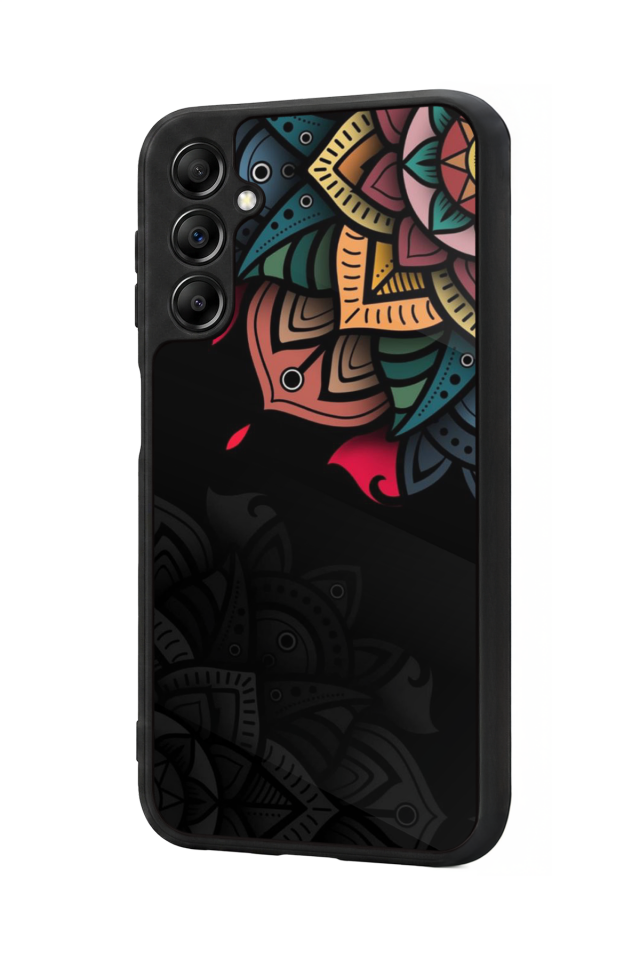 Samsung Galaxy A14 Uyumlu Mandala Tasarımlı Glossy Premium Kılıf
