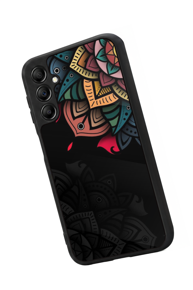 Samsung Galaxy A14 Uyumlu Mandala Tasarımlı Glossy Premium Kılıf