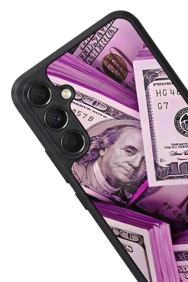 Samsung Galaxy M34 Uyumlu Money Para Tasarımlı Glossy Premium Kılıf