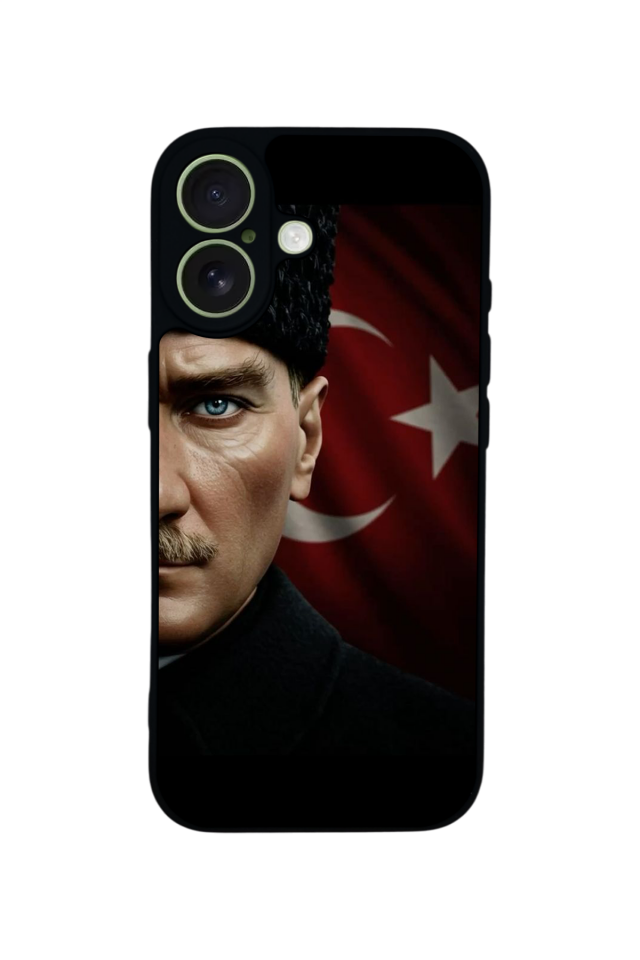 iPhone 17 Uyumlu Mustafa Kemal Ataturk Tasarımlı Glossy Premium Kılıf