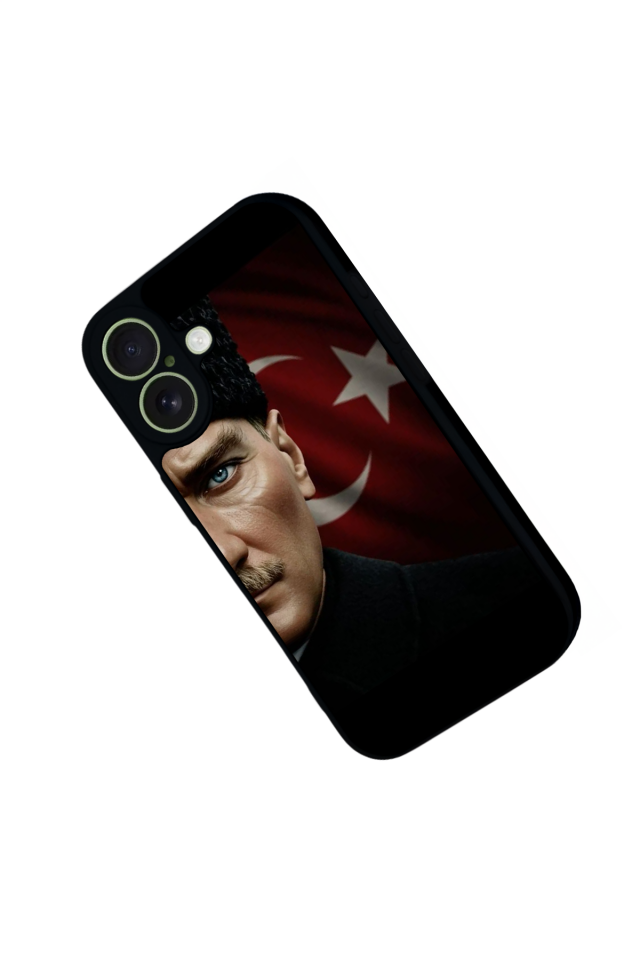 iPhone 17 Uyumlu Mustafa Kemal Ataturk Tasarımlı Glossy Premium Kılıf