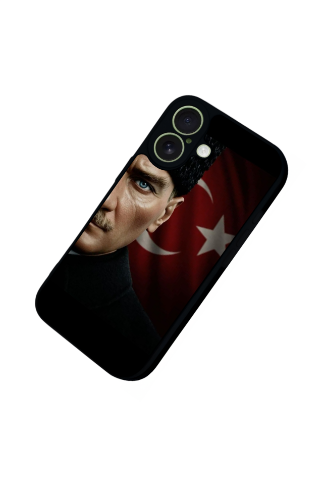 iPhone 17 Uyumlu Mustafa Kemal Ataturk Tasarımlı Glossy Premium Kılıf