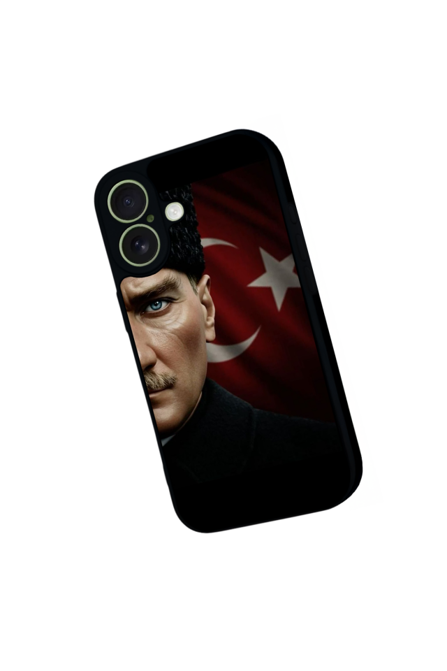iPhone 17 Uyumlu Mustafa Kemal Ataturk Tasarımlı Glossy Premium Kılıf