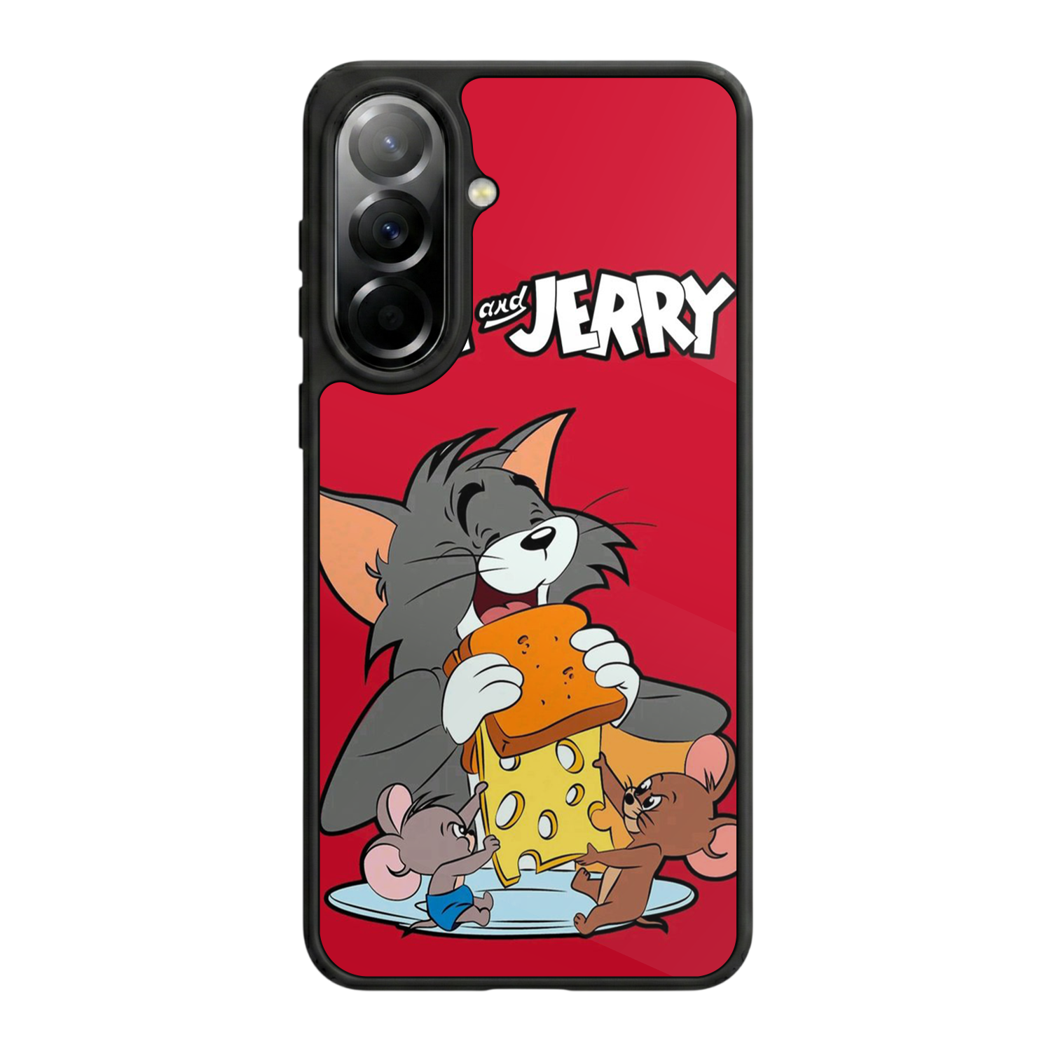 Samsung Galaxy A57 Uyumlu Tom And Jerry Tasarımlı Glossy Premium Kılıf