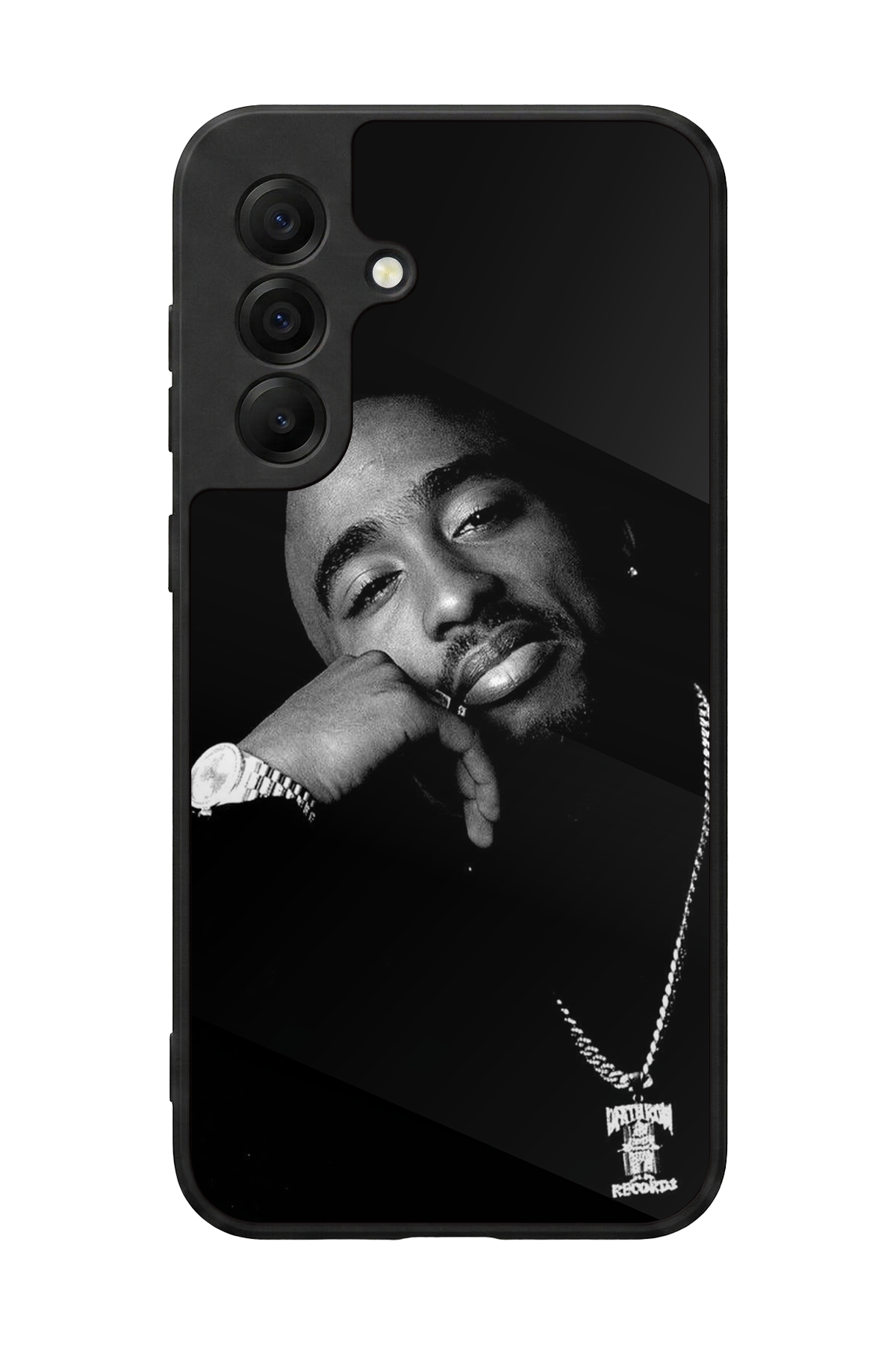 Samsung Galaxy A17 Uyumlu Tupac Tasarımlı Glossy Premium Kılıf